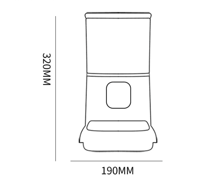 Pet Automatic Feeder Large Capacity Smart Voice Recorder APP Control Timer Feeding Cat Dog Food Dispenser With WiFi Pet Bo 4