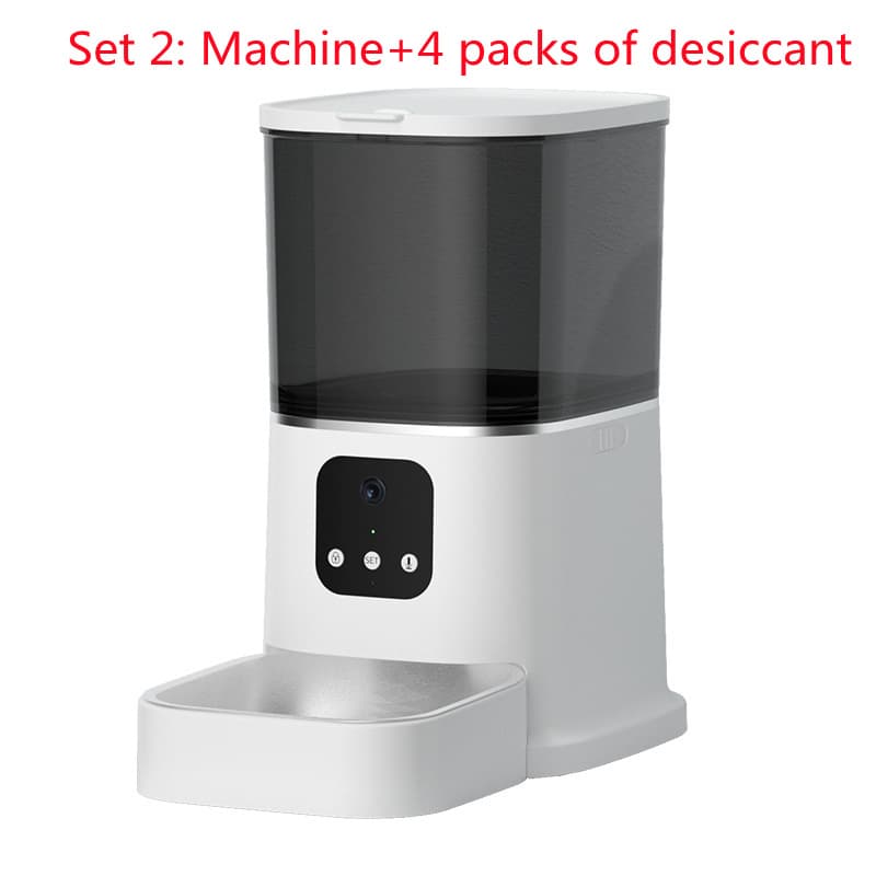 Pet Automatic Feeder Large Capacity Smart Voice Recorder APP Control Timer Feeding Cat Dog Food Dispenser With WiFi Pet Bo 5